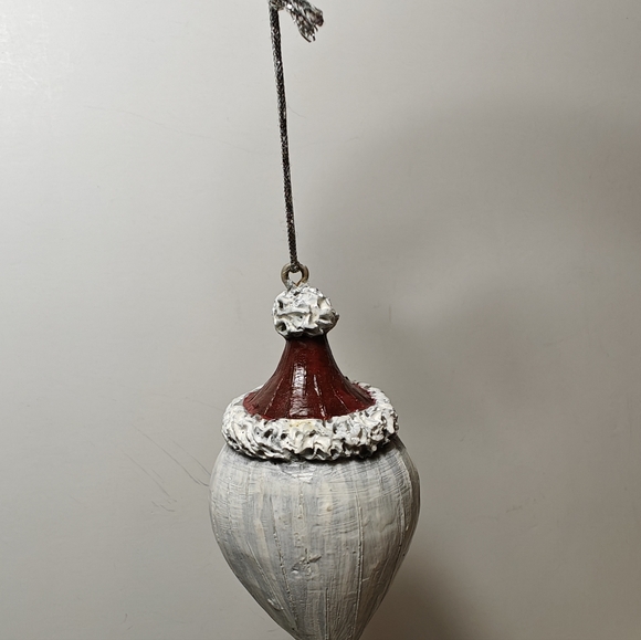 Adorable Christmas Santa Claus Resin Hand Painted Ornament - Picture 2 of 5